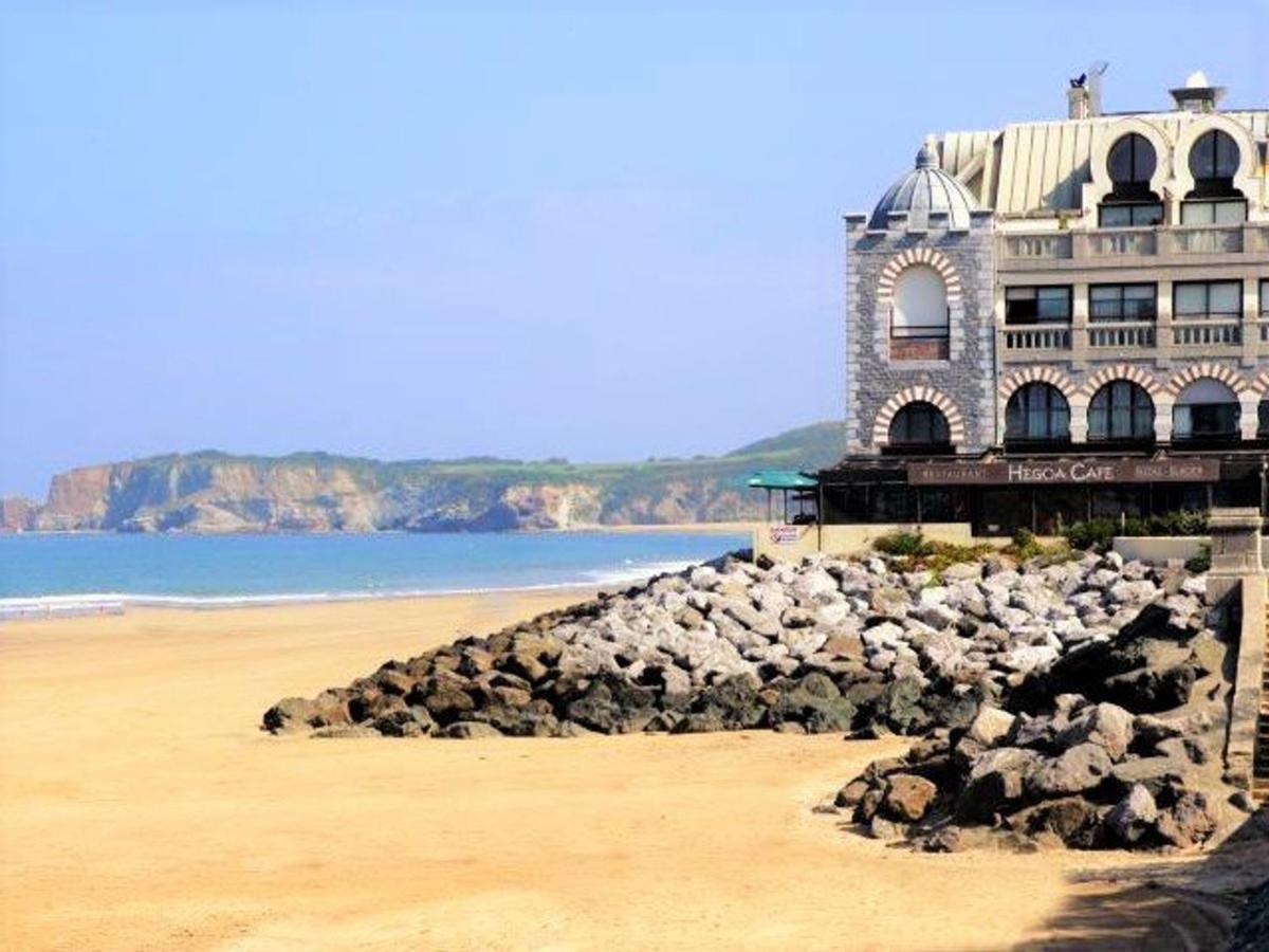 Appartement Rustique Face A La Mer A Hendaye Avec Balcon - Fr-1-2-294 المظهر الخارجي الصورة
